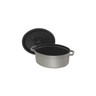 Staub - 6.7 L (7 QT) Grey Oval Cocotte