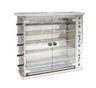 Omcan - 47" Natural Gas Rotisserie w/ 5 Spits - 47495