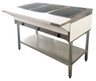 Omcan - 44" Open Well Liquid Propane Steam Table w/ 3 Pan Capacity - 47363