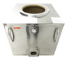Omcan - 24" x 24" Stainless Steel Charcoal Tandoor Clay Oven - 47438