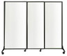 Omcan - 7' x 6' 8" Clear Quick-Wall Sliding Portable Partition - 46773