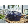 Staub - 5.4 L (5.7 QT) Dark Blue Oval Cocotte