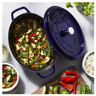 Staub - 5.4 L (5.7 QT) Dark Blue Oval Cocotte