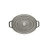 Staub - 5.4 L (5.7 QT) Grey Oval Cocotte