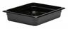 Cambro - Camwear 1/2 Size Black Polycarbonate Food Pan - 2 1/2" Deep