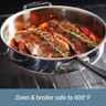 All-Clad - 10" Stainless Steel Fry Pan - 4110
