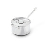 All-Clad - 4 QT D3 Stainless Steel Sauce Pan with Rolled Rim Loop Handle