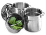 All-Clad - 12 QT Stainless Steel Multi-Function Stock Pot - E796S364