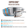 All-Clad - 8" Copper Core Skillet - 6108 SS
