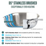 All-Clad - 8" d5 Brushed Stainless Skillet - BD55108