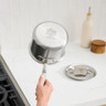 All-Clad - 2 QT d5 Brushed Stainless Saucepan with Lid - BD55202