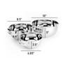 All-Clad - 3 Pc Stainless Steel Mixing Bowl Set - MBSET