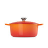 Le Creuset - 5.3 L (5.5 QT) Flame French Round Dutch Oven