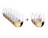 Riedel - "O" Series Chardonnay Wine Glasses Buy 6 Get 8