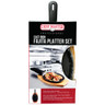 Chef Master-Pre Seasoned Cast Iron Fajita Platter Set