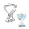 Ann Clark Cookie Cutters - 3.5" Menorah Cookie Cutter