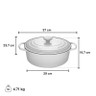 Le Creuset - 4.7 L (5 QT) Agave French Oval Dutch Oven