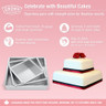 Crown - 10" x 2" Aluminum Square Cake Pan