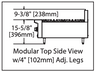 Garland - G-Series 24" Liquid Propane Modular Top Range w/ 4 Open Burners - G24-4T