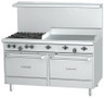 Garland - G-Series 48" Liquid Propane Range w/ 2 Storage Bases & 48" Griddle - G48-G48SS