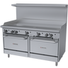 Garland - G-Series 60" Natural Gas Range w/ 2 Storage Bases & 60" Griddle - G60-G60SS