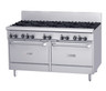 Garland - GF Series 60" Natural Gas Range w/ 2 Standard Ovens, 4 Open Burners & 36" Griddle - GF60-4G36RR