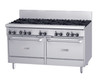 Garland - GF Series 60" Natural Gas Range w/ 2 Standard Ovens, 10 Open Burners & Electric Spark Ignition 240V - GFE60-10RR