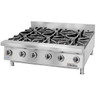 Garland - HD Counter 36" Natural Gas Hot Plate w/ 6 Open Burners - UTOG36-6