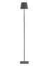 Zafferano - Poldina Pro Dark Grey LED Cordless L Floor Lamp - LD0390N4
