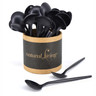 Danesco - Natural Living  Small Black Spoons