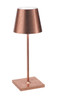 Zafferano - Poldina Pro Mini Copper Leaf LED Cordless Table Lamp - LD0320RFR