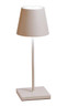 Zafferano - Poldina Pro Mini Sand LED Cordless Table Lamp - LD0320S4
