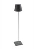 Zafferano - Poldina Pro Dark Grey LED Cordless XXL Floor Lamp - LD0360N3