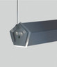 Zafferano - Pencil Dark Grey LED Cordless Large Light w/ Horizontal Suspension Kit - LD0802-HS-G3
