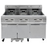 Frymaster - 1814 High Production Oil-Conserving 3 x 60 Lb Electric Fryer 208V - 31814EF