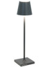 Zafferano - Poldina Pro Micro Dark Grey LED Cordless Table Lamp - LD0490N3