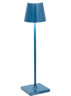 Zafferano - Poldina Pro Micro Capri Blue LED Cordless Table Lamp - LD0490K3