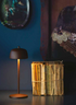 Zafferano - Theta Rust LED Cordless Table Lamp - LD01000R3