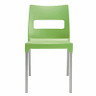 EMU - Olly Aluminum/Green Side Chair - 9008-05-59