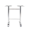 EMU - Zak Polished Aluminum Double Bar Height Table Base - 1365-00