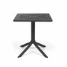 Nardi - Clip 28" Square Anthracite Dining Table - 40084.02.000