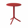 Nardi - Spritz 24" Round Adjustable Height Rosso Red Table - 40058.07.000