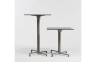 Nardi - Scudo Double Tilting Dining Height Silver Table Base - 54354.00.000.01