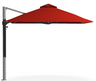 BUM - Frankford Eclipse 10' Square Vermillion Red Cantilever Umbrella - 883-ECU-10'SQ-MS-RED