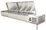Omcan - 78" Refrigerated Topping Rail w/ Stainless Steel Cover - 46497