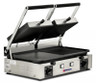 Omcan - Elite Series 10" x 19" Double Panini Grill w/ Ribbed Top & 1/2 Grooved & Smooth Bottom Grill Surface - 11380