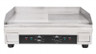 Omcan - 24" Countertop Stainless Steel Electric Griddle w/ Half Smooth & Half Ribbed Cooking Area - 41373