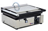 Omcan - Elite Series 10" x 14" Single Panini Grill w/ Grooved Top & Bottom - 11377