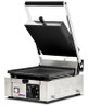 Omcan - Elite Series 10" x 9" Single Panini Grill w/ Grooved Top & Bottom - 11375