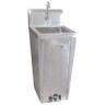Omcan - Stainless Steel Pedestal Sink w/ Foot Valve & Faucet - 23515